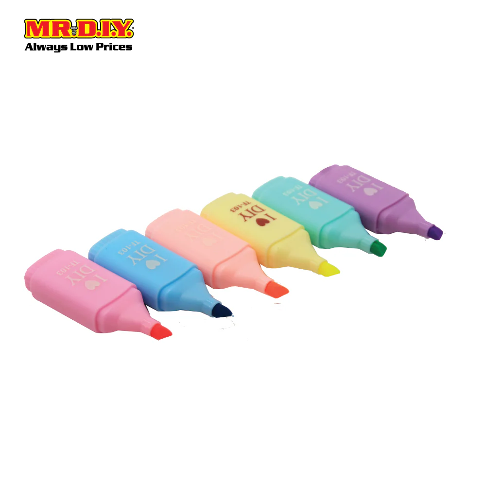 (MR.DIY) Highlighter Color Tf-103 (6pcs) - Image 3