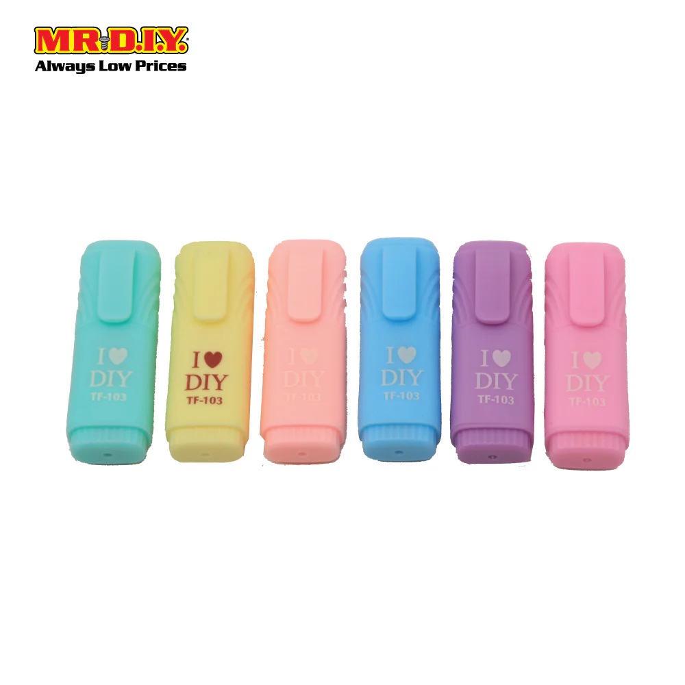 (MR.DIY) Highlighter Color Tf-103 (6pcs) - Image 4
