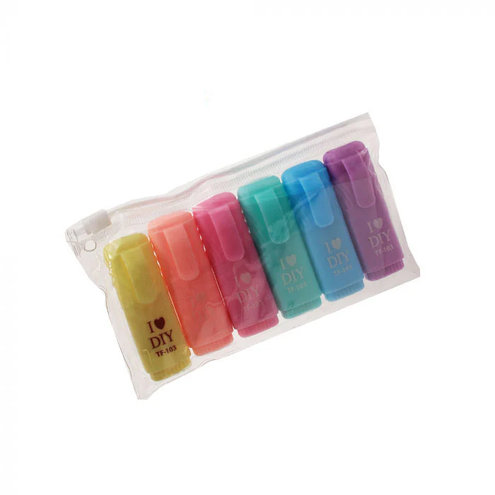 (MR.DIY) Highlighter Color Tf-103 (6pcs) - Image 5