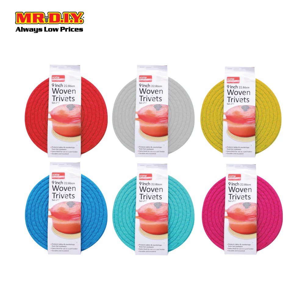 HOME DISCOVERY Woven Trivets 30011 - 2pcs - Image 4