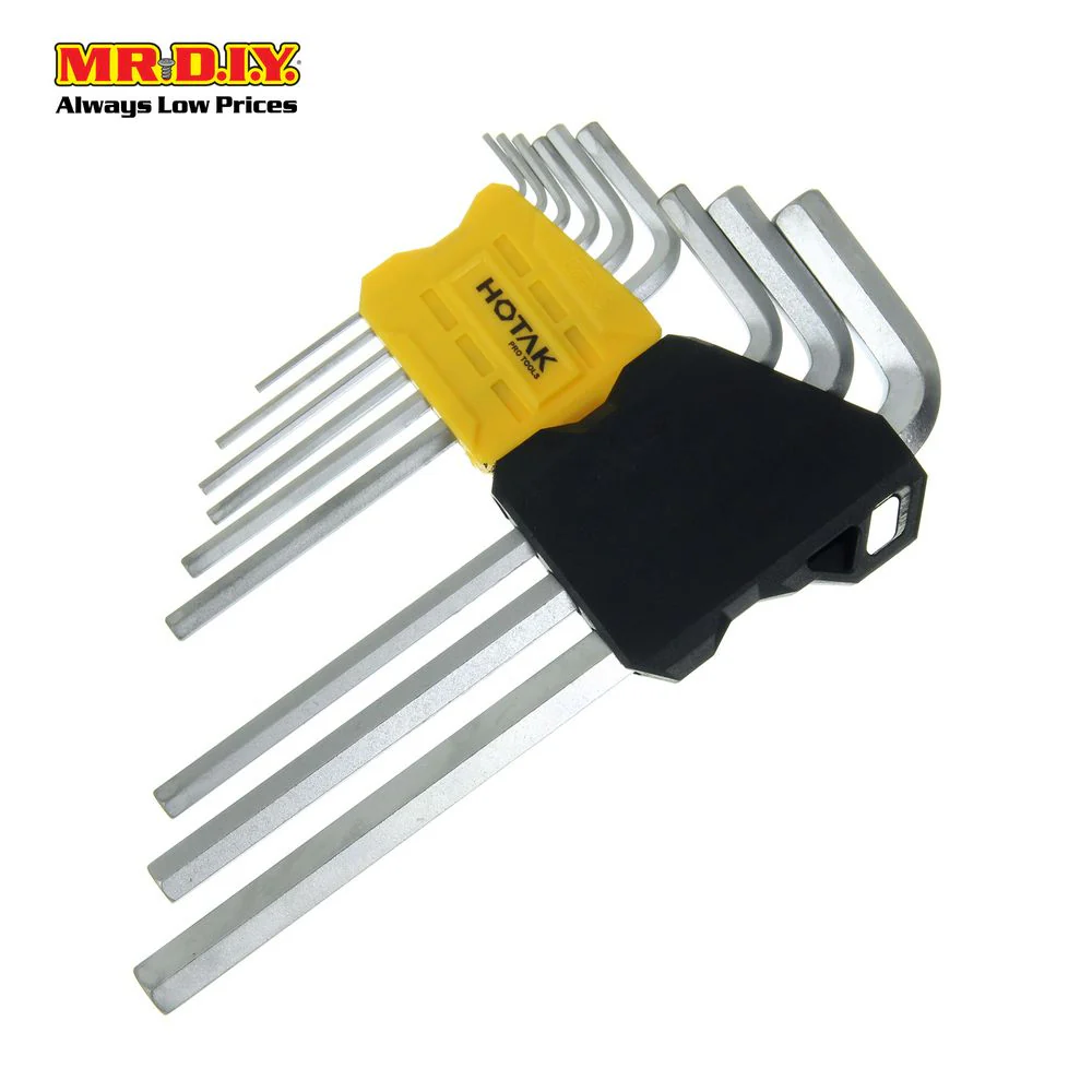 HOTAK 9-piece Long Arm Hex Key Set - Image 2