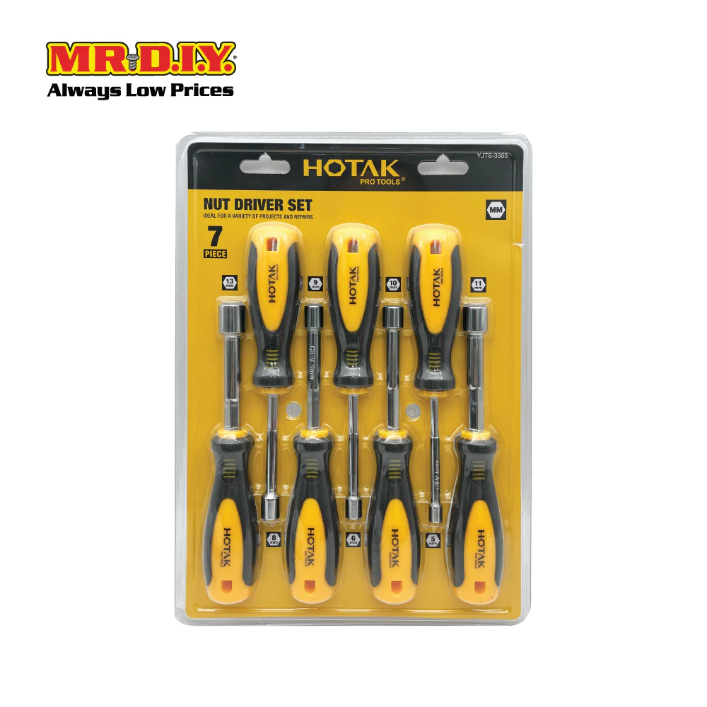 HOTAK Portable Hex Nut Tools Driver Set (7pcs) - Image 3