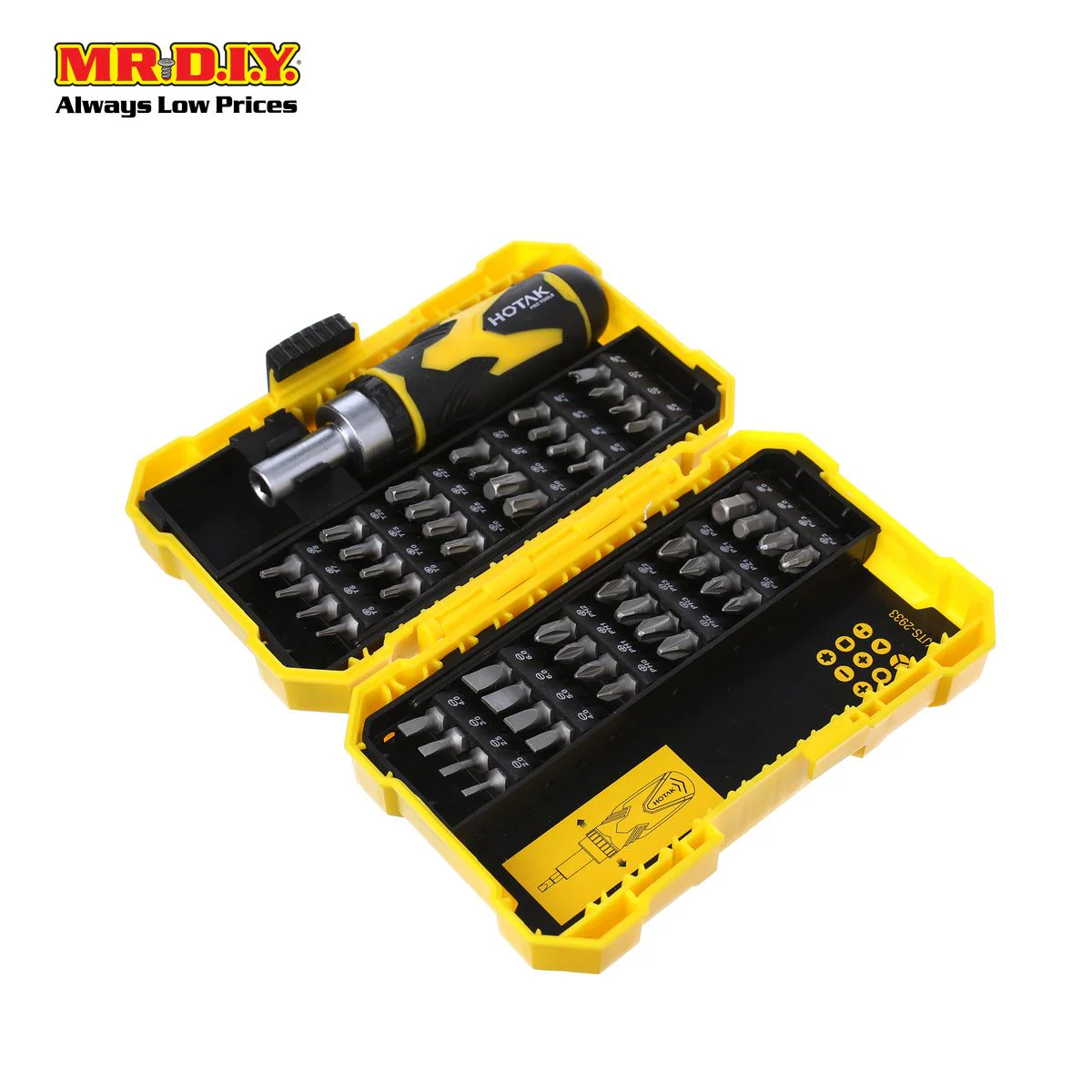 HOTAK Ratchet Screwdriver set (49pcs) YJTS-2933 - Image 3
