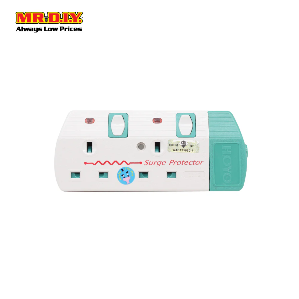 HOYO Extension Trailing Socket 3 Pin 2 Gang With SIRIM 2000W (2M) - Image 2