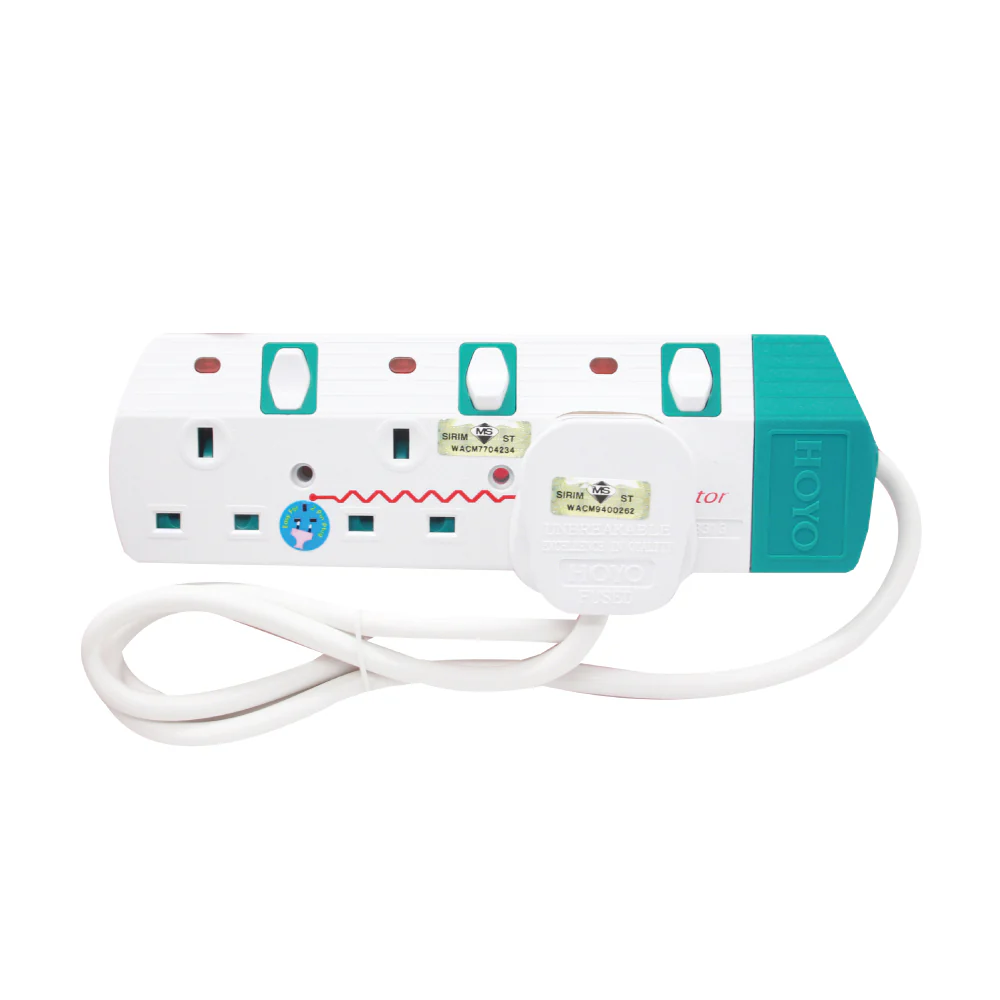 HOYO Trailing Socket 3 Gang (1.2m) - Image 3