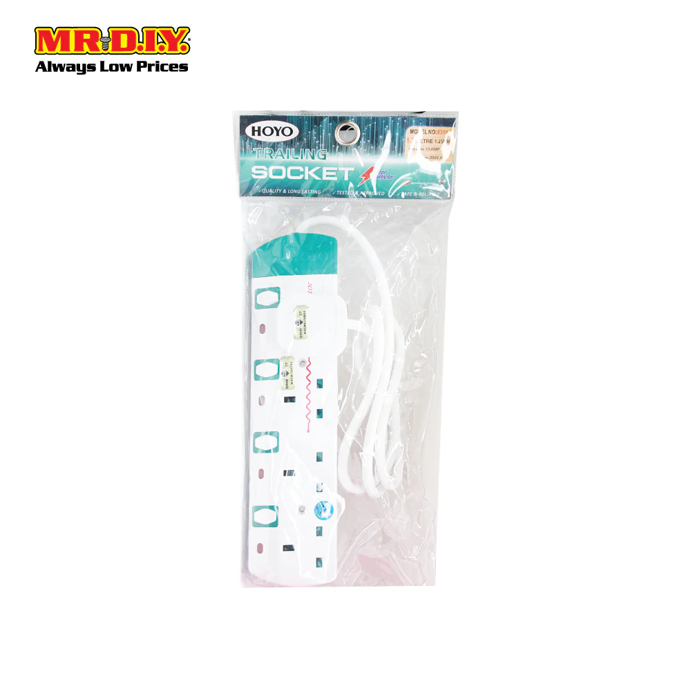 HOYO Trailing Socket 4 Gang (1.2m) - Image 2