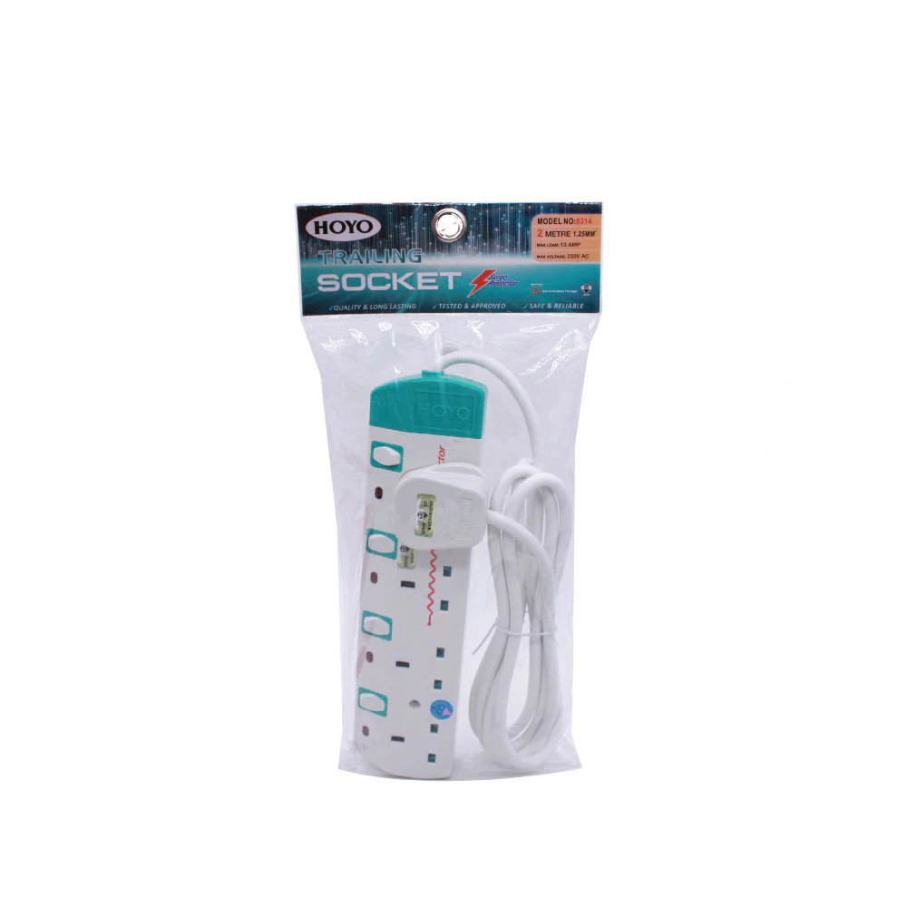 HOYO Trailing Socket 4 Gang (2m) - Image 3