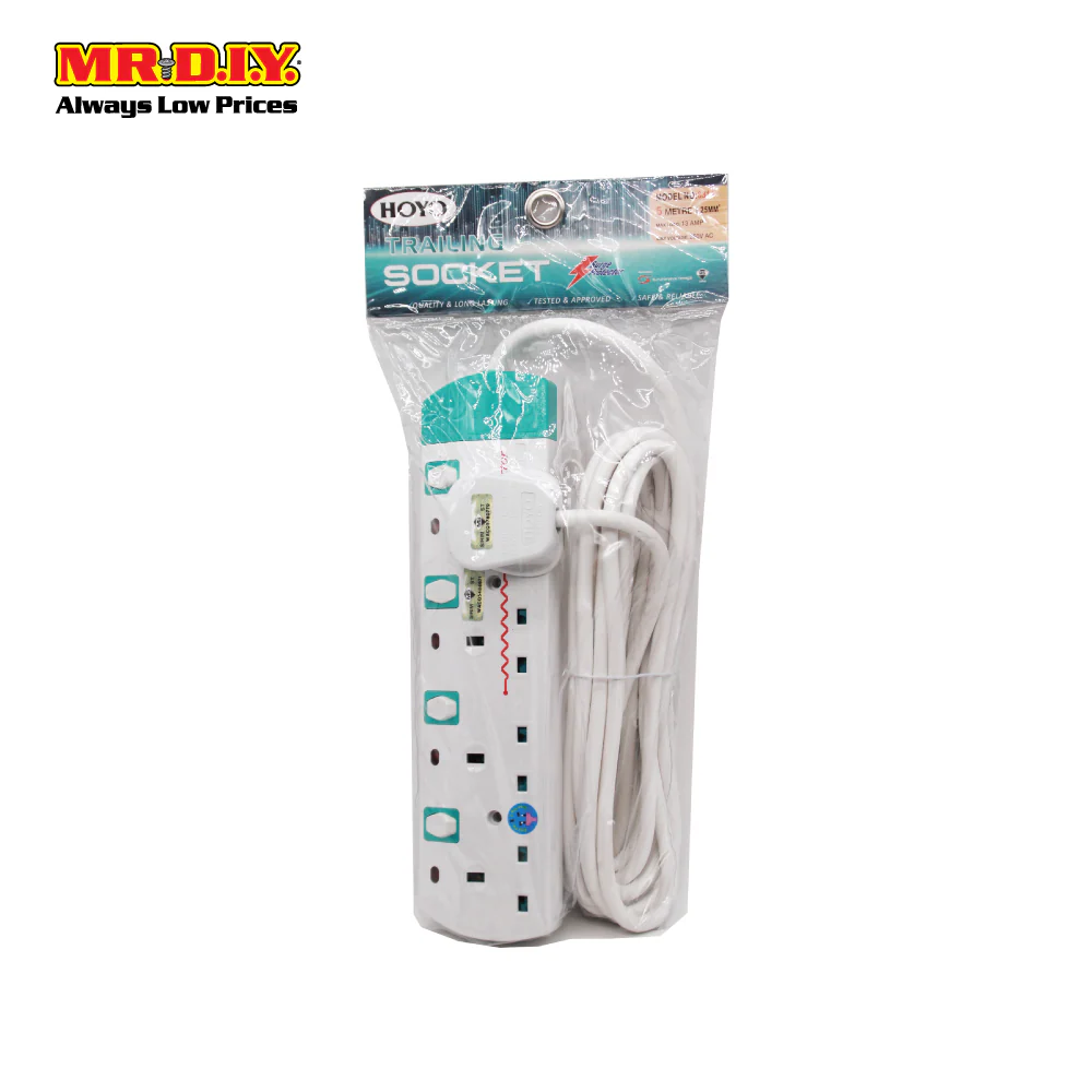HOYO Trailing Socket 4 Gang (5m) - Image 2