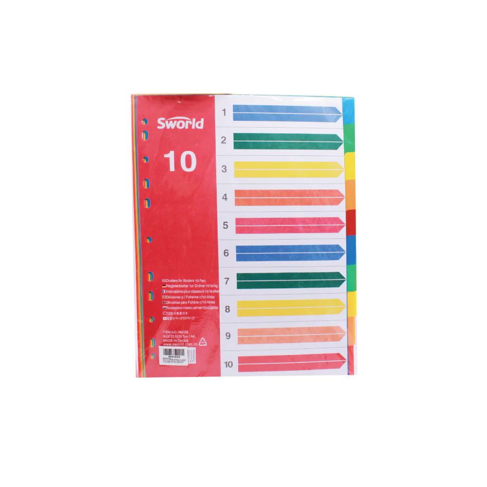 Index Divider 10 in 1 - Image 2