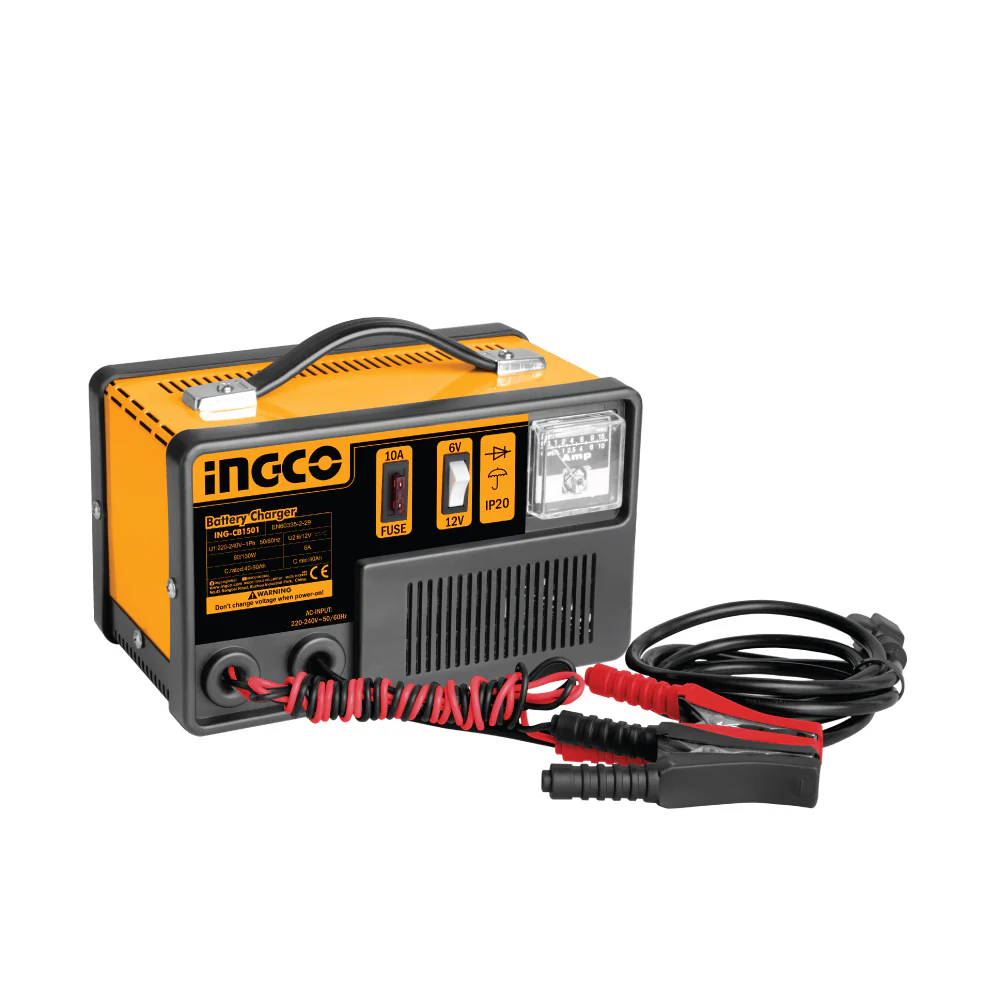 INGCO Battery Charger (6-12V) - Image 3