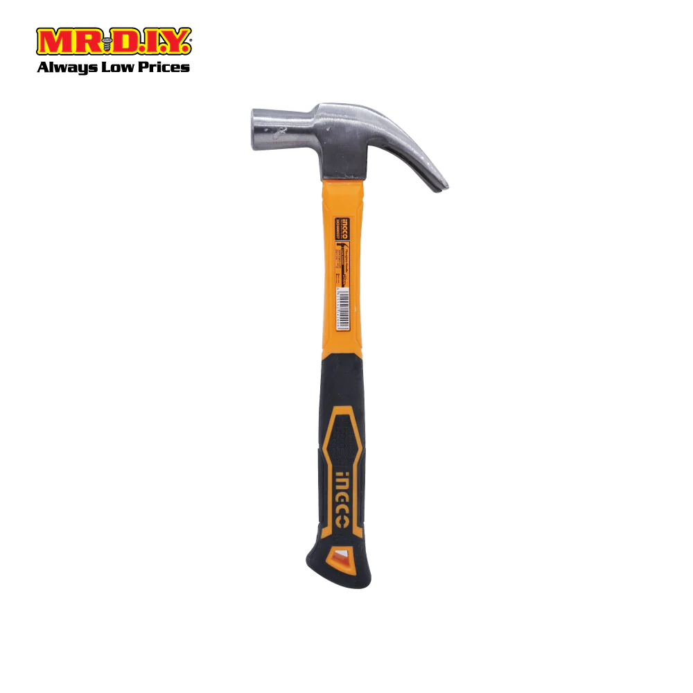 INGCO Claw Hammer With Fibreglass Handle 27mm HCH880227 - Image 3