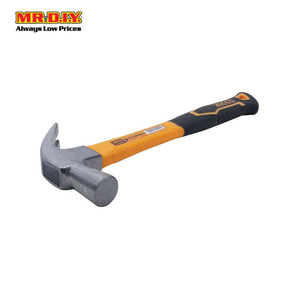 INGCO Claw Hammer With Fibreglass Handle 27mm HCH880227 - Image 4