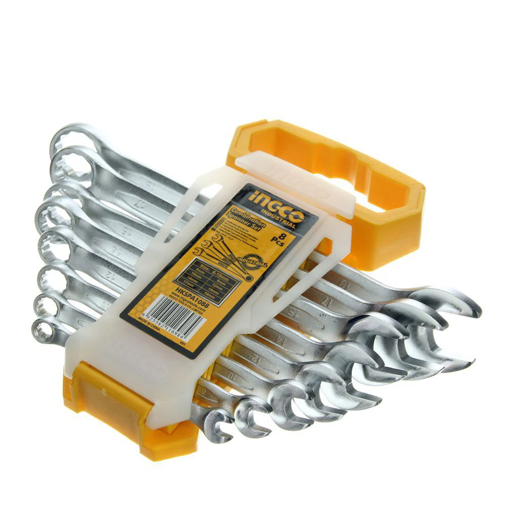 INGCO Combination Spanner Set (8pcs) - Image 3