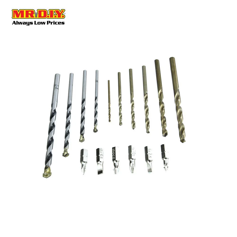 INGCO Drill Bits & Screwdriver Bits Set (16pcs) AKSDB9165 - Image 4