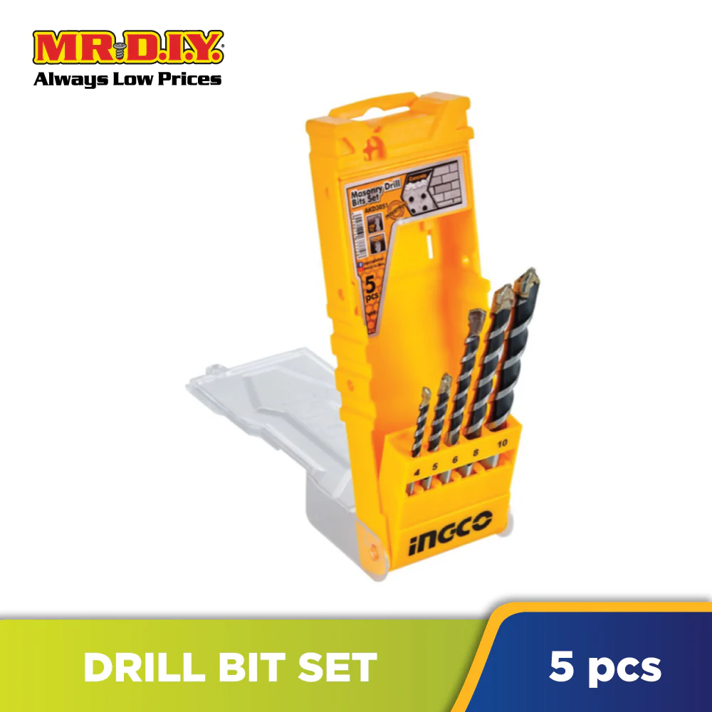 INGCO Drill Bits Set (5 pieces) - Image 2