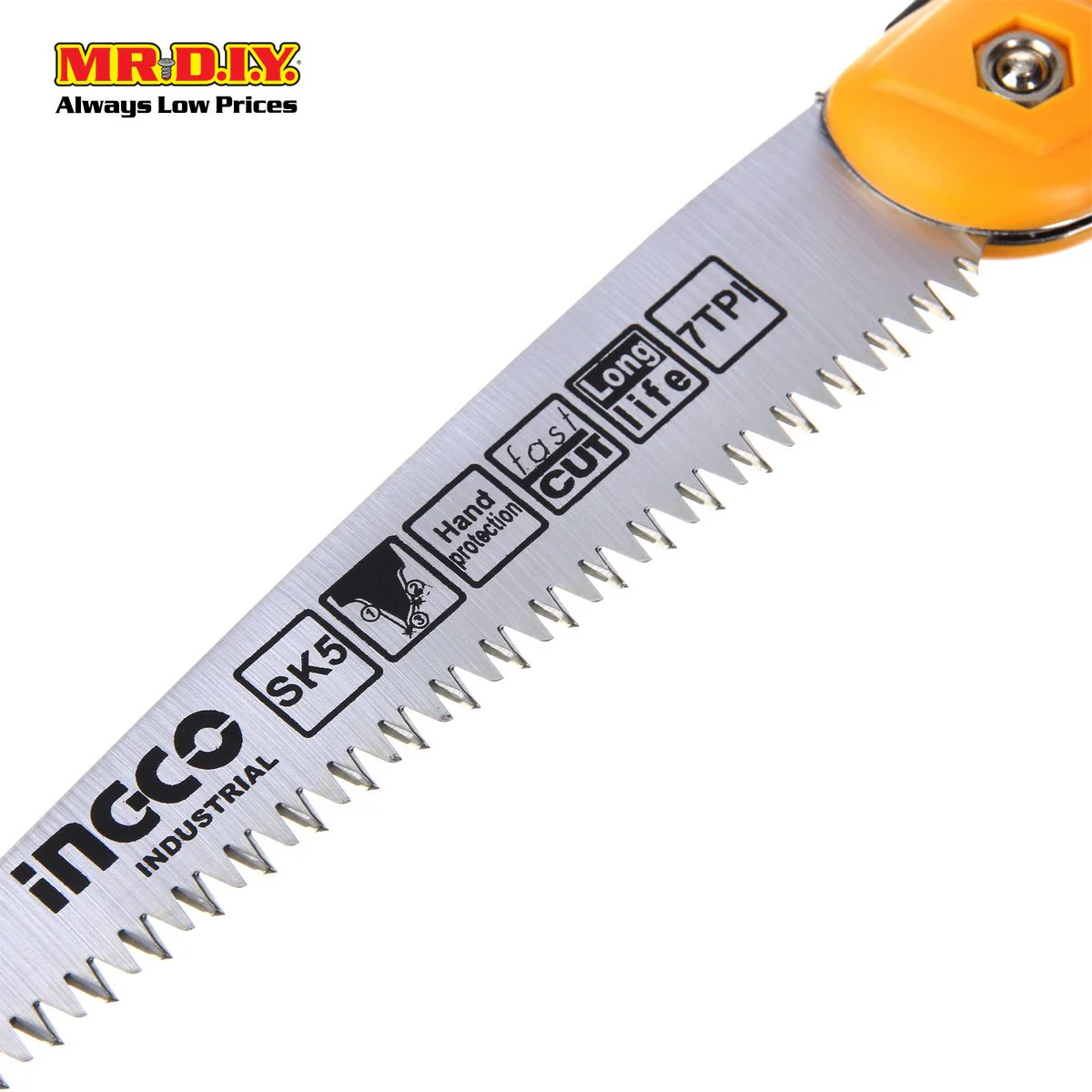 INGCO Folding Saw 7" HFSW1808 - Image 3