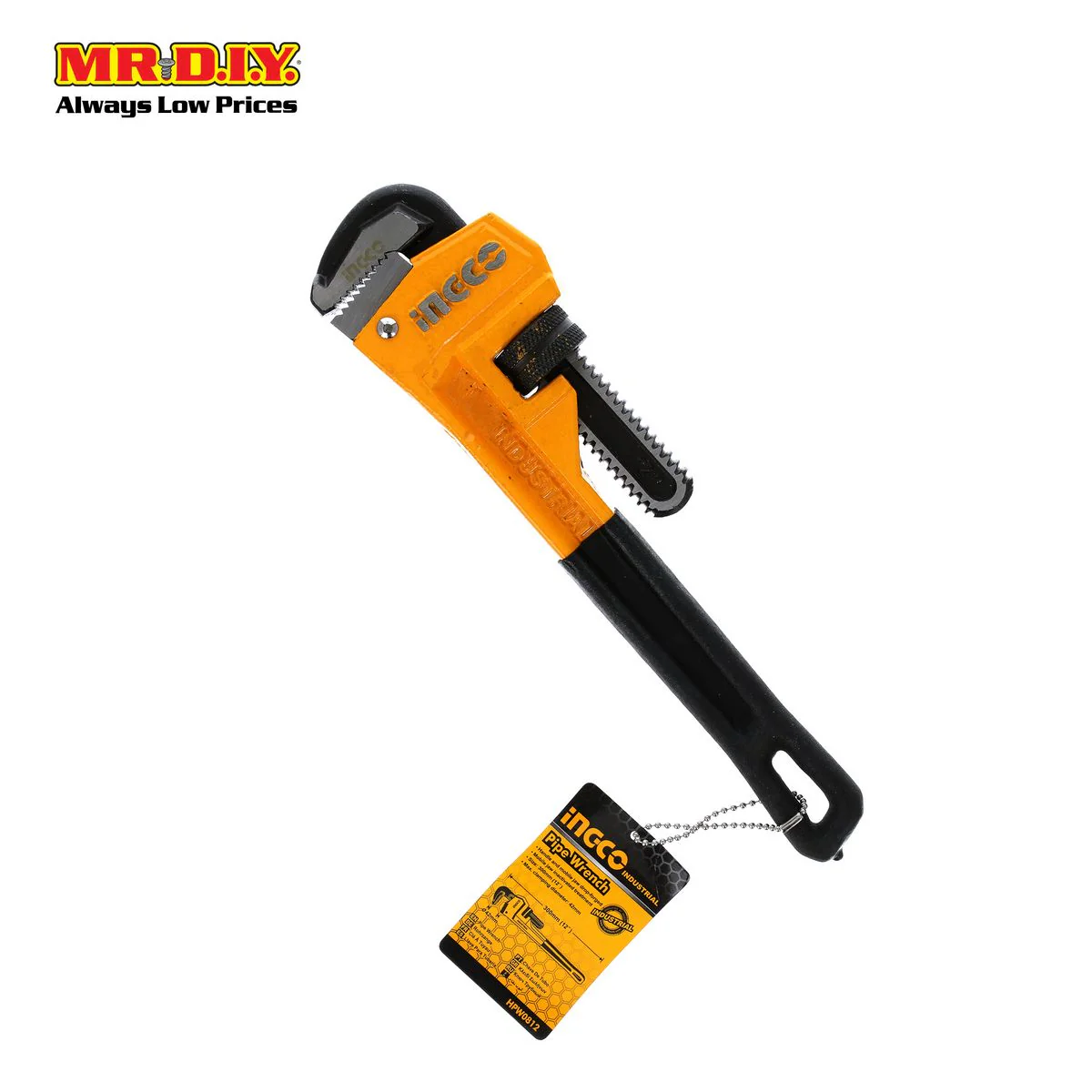 INGCO Pipe Wrench 12" - Image 2