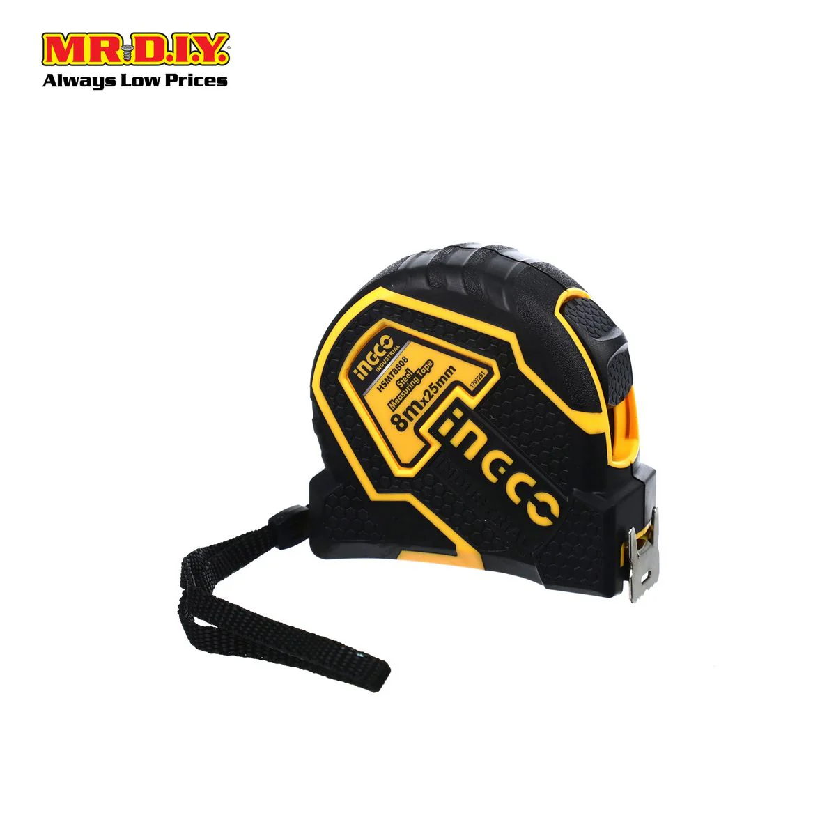 INGCO Steel Measuring Tape 8m x 25mm - Image 2