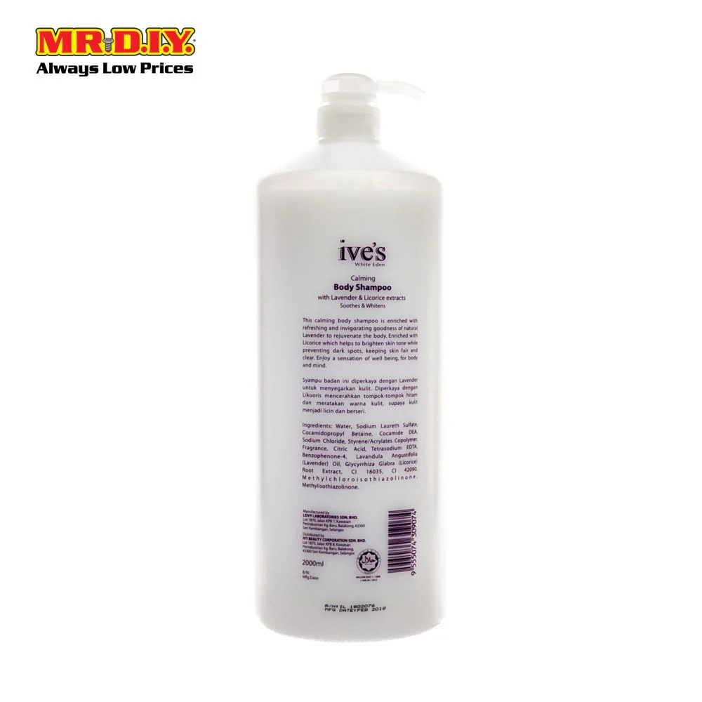 Ive's White Eden Calming Body Shampoo - Image 3