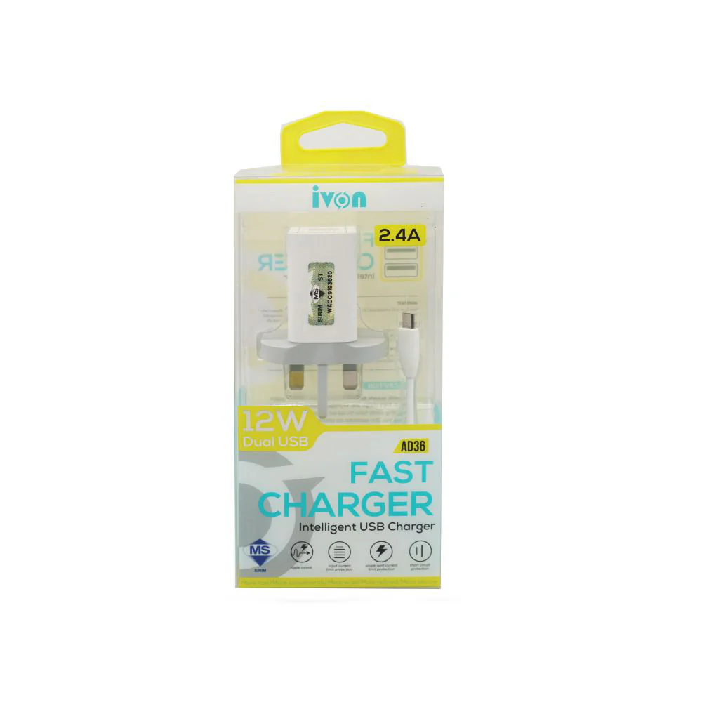 IVON 2.4A Fast Charger (12W) - Image 2