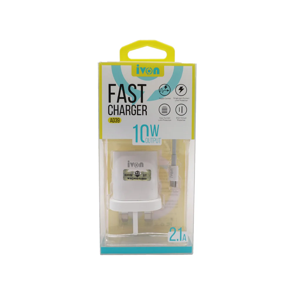 IVON AD39 10W Fast Charging Wall Charger - Image 2