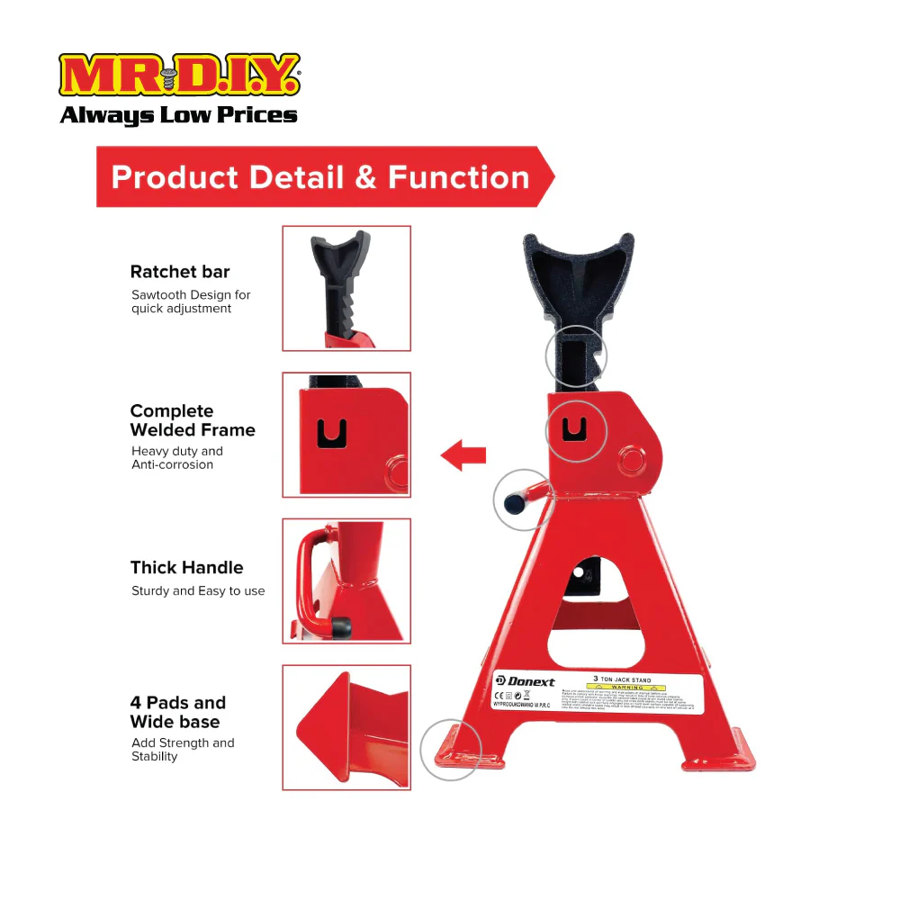 Jack Stand (3 Ton) - Image 4