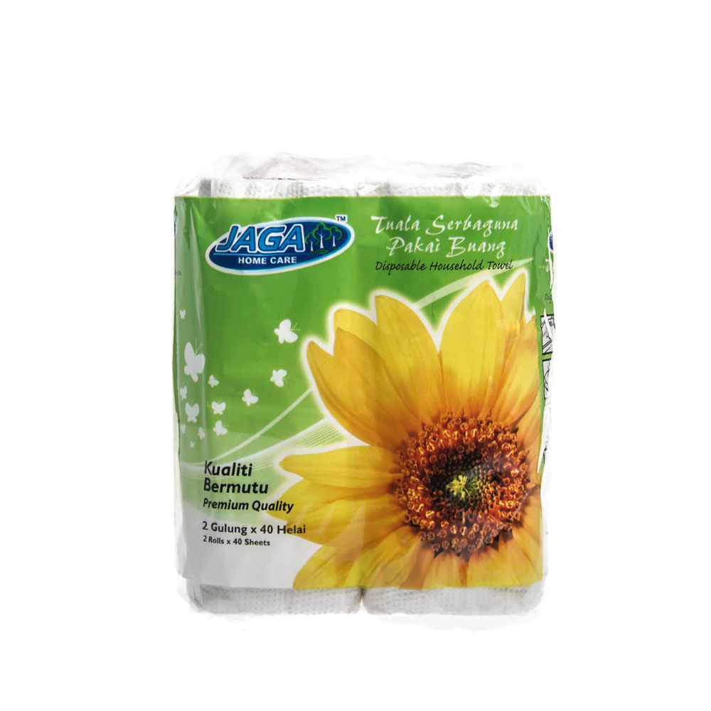 JAGA Premium Quality Kitchen Towel Roll (2 Rolls X 40's) - Image 4