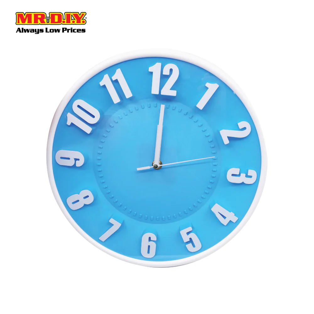 (MR.DIY) JIN HAI Modern Plastic Wall Clock (30cm) - Image 2