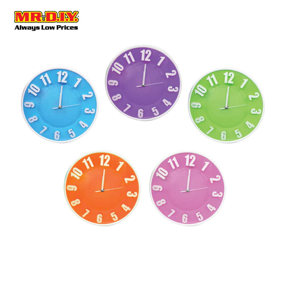(MR.DIY) JIN HAI Modern Plastic Wall Clock (30cm) - Image 3