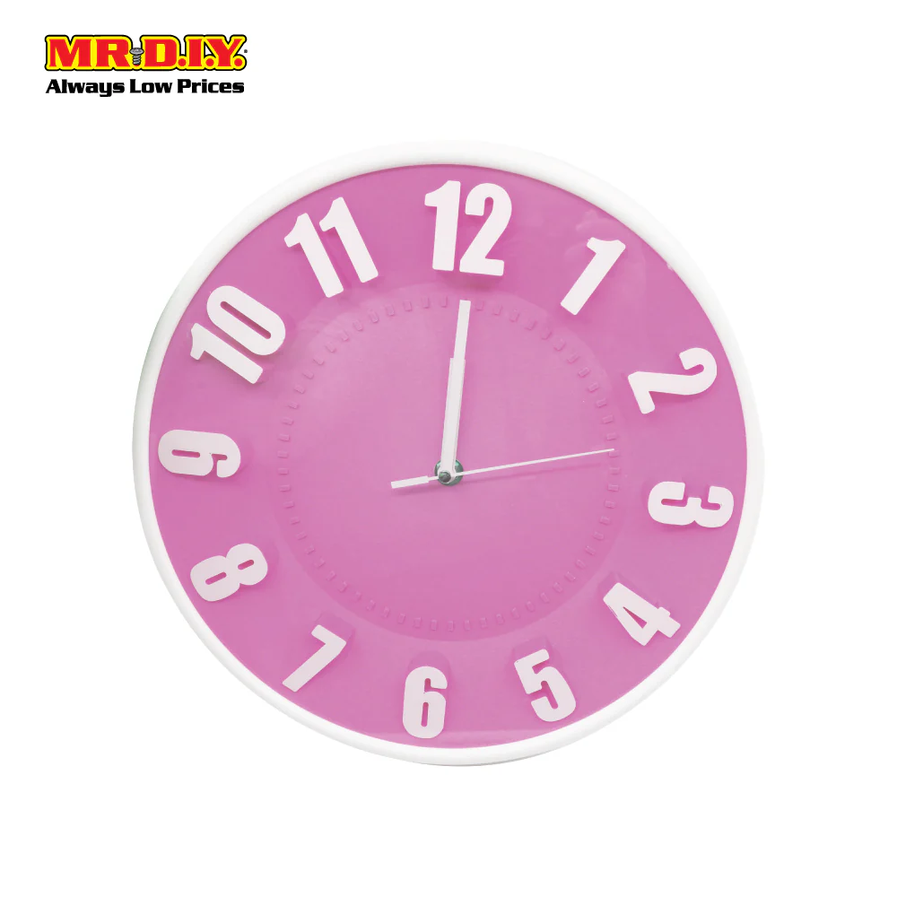 (MR.DIY) JIN HAI Modern Plastic Wall Clock (30cm) - Image 7