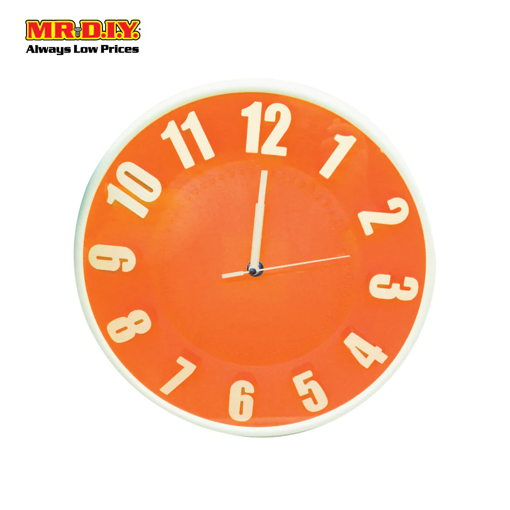 (MR.DIY) JIN HAI Modern Plastic Wall Clock (30cm) - Image 8