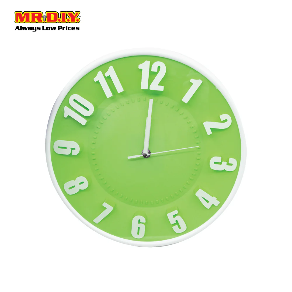 (MR.DIY) JIN HAI Modern Plastic Wall Clock (30cm) - Image 9