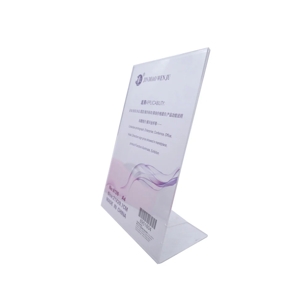 A4 Acrylic Transparent Display Stand - Image 3