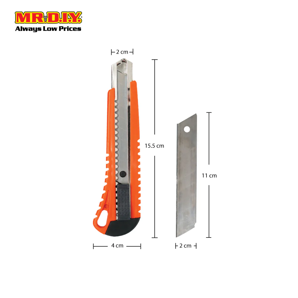 JINFENG 2 In 1 Cutter Knife (18mm) - Image 4