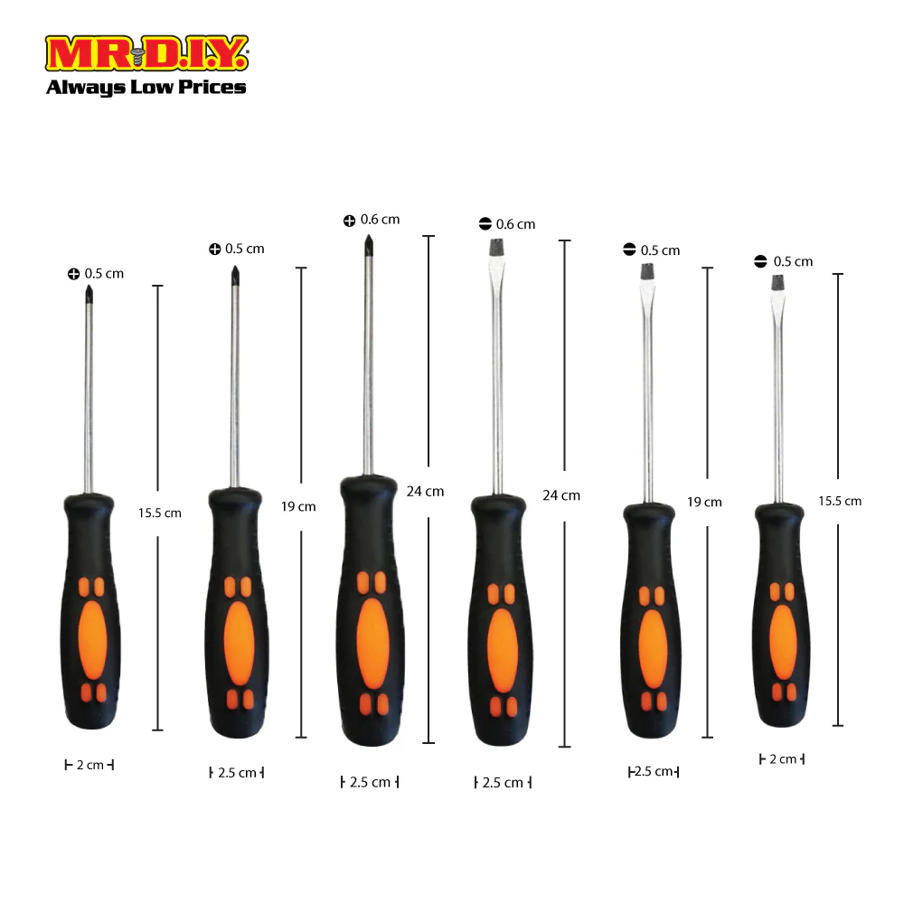 JINFENG 6 In 1 Multi-size Screwdriver set - Image 3