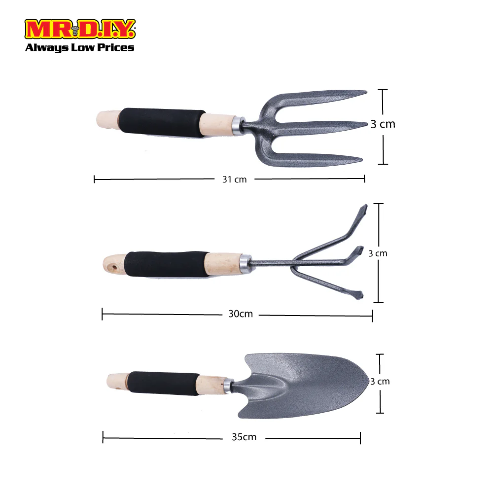 JINFENG Gardening Tool Set (3pcs) - Image 3