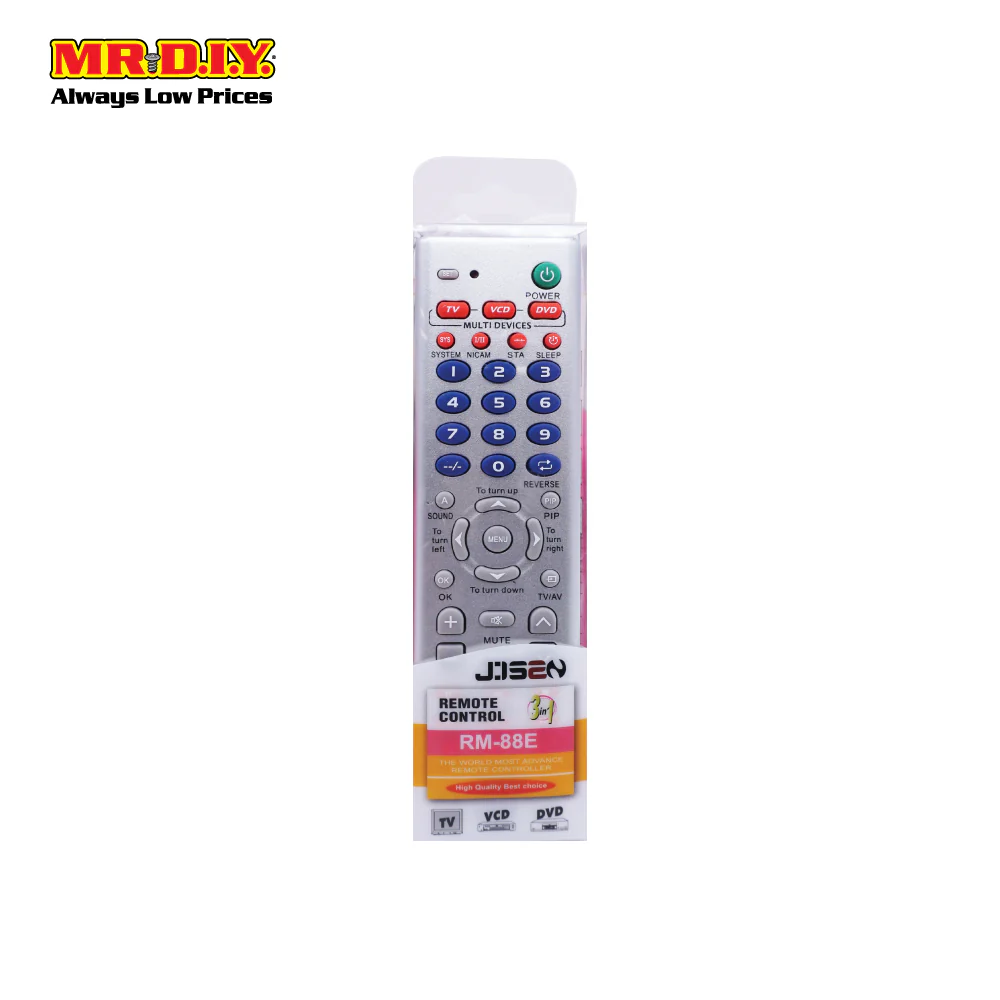 JISEN 3 in 1 TV VCD DVD Remote Controller - Image 3