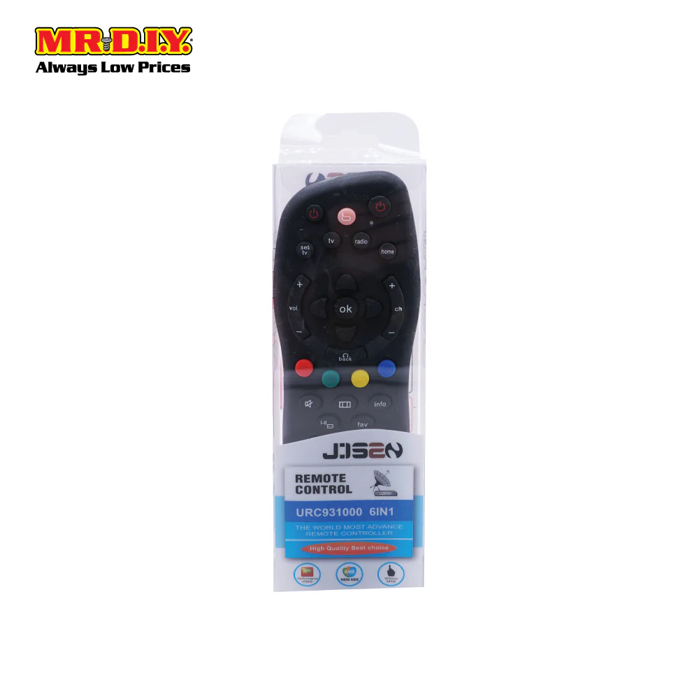 JISEN Universal Astro Remote Control 6 in 1 URC931000 - Image 3