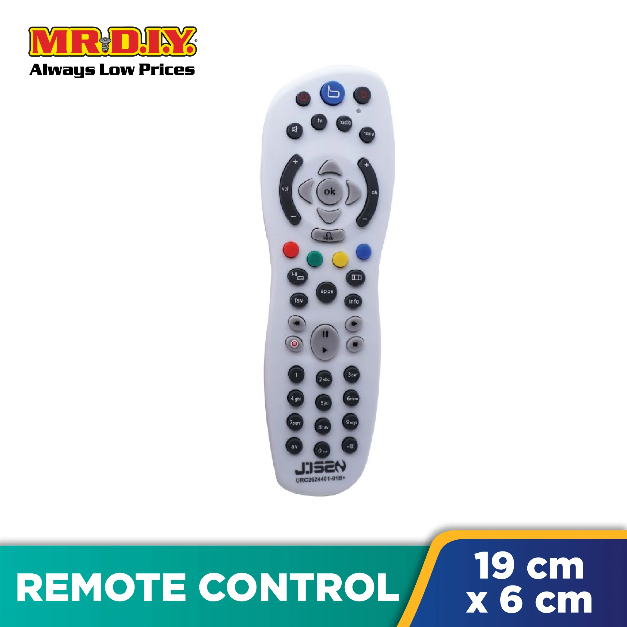 JISEN Universal Astro Remote Control 6 in 1 URC931000 - Image 2
