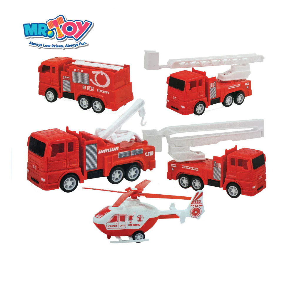 JKL Kids Play Set Fire Truck Fire Department Heroes - Image 2