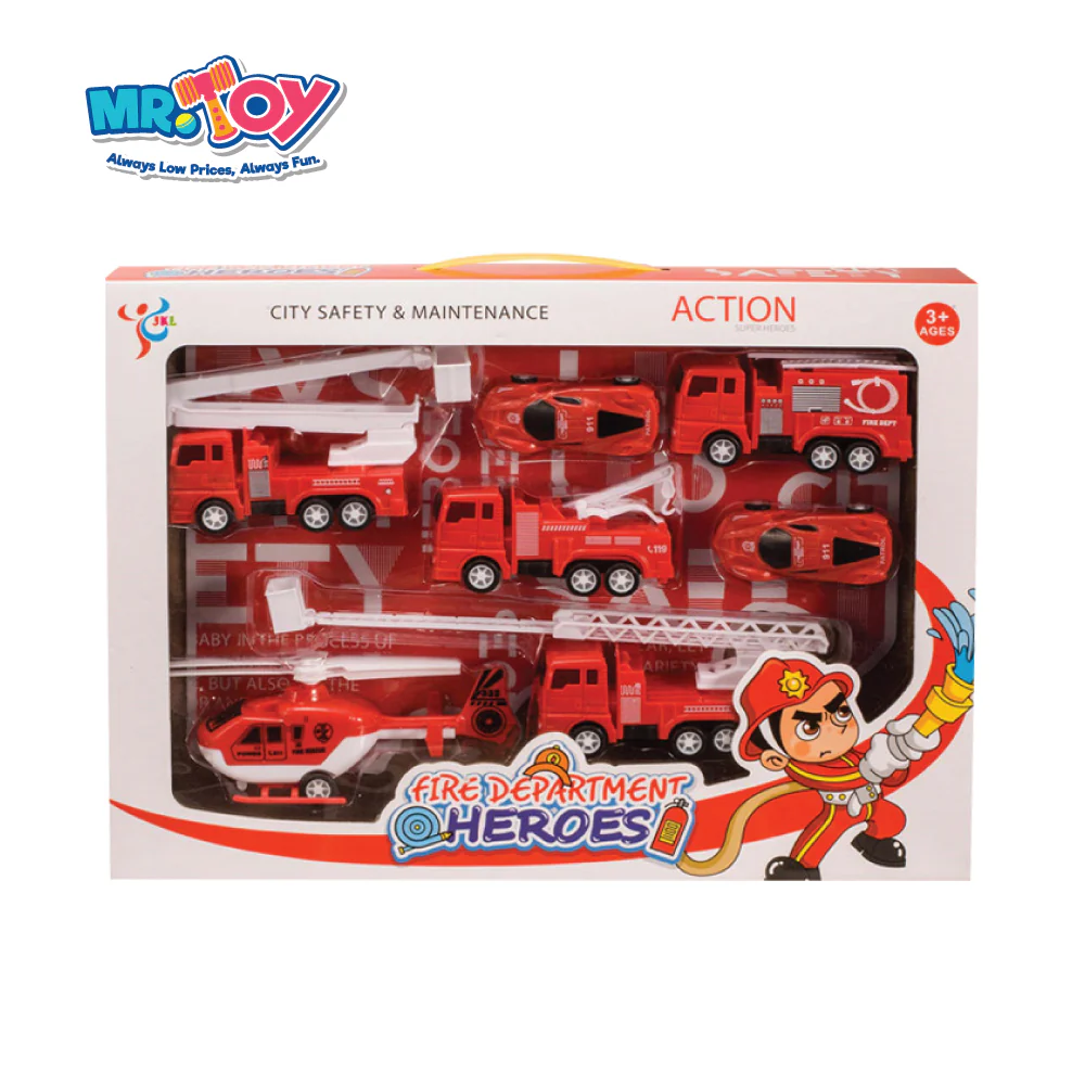 JKL Kids Play Set Fire Truck Fire Department Heroes - Image 3