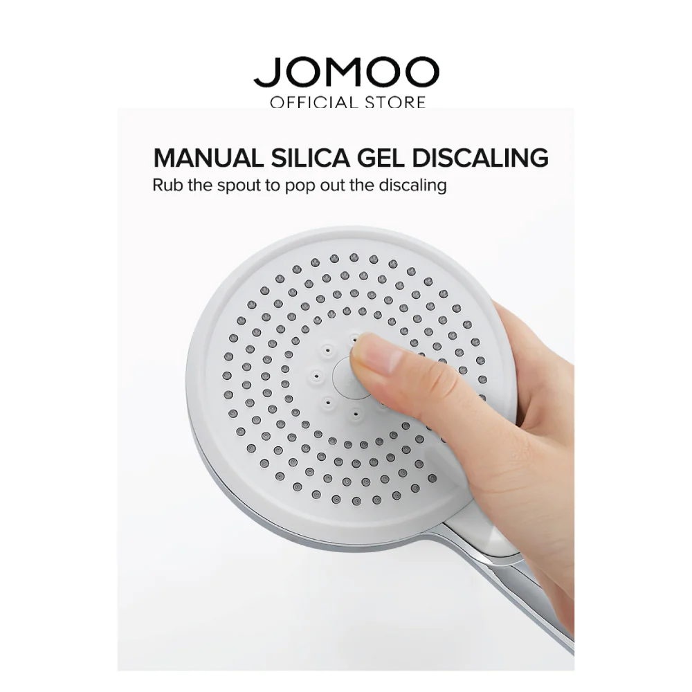 JOMOO Bathroom Rain Pressure Boost Shower Set 36510-122/1B-1 - Image 4