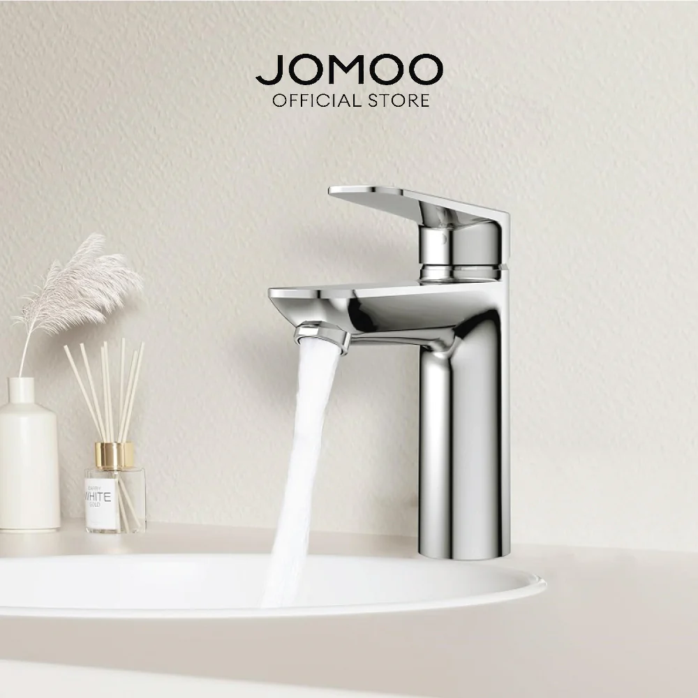 JOMOO Cold and Hot Basin Faucet H2 Health Structure Mirror-like Gloss Texture Corrosion Resistance Water Tap - Image 5