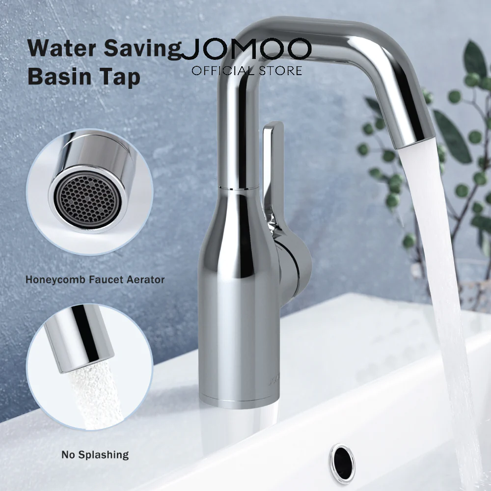 JOMOO Hot and Cold Basin Faucet Bathroom Faucet 32261 360° Swivel KEROX Ceramic  Valve Water Tap - Image 8