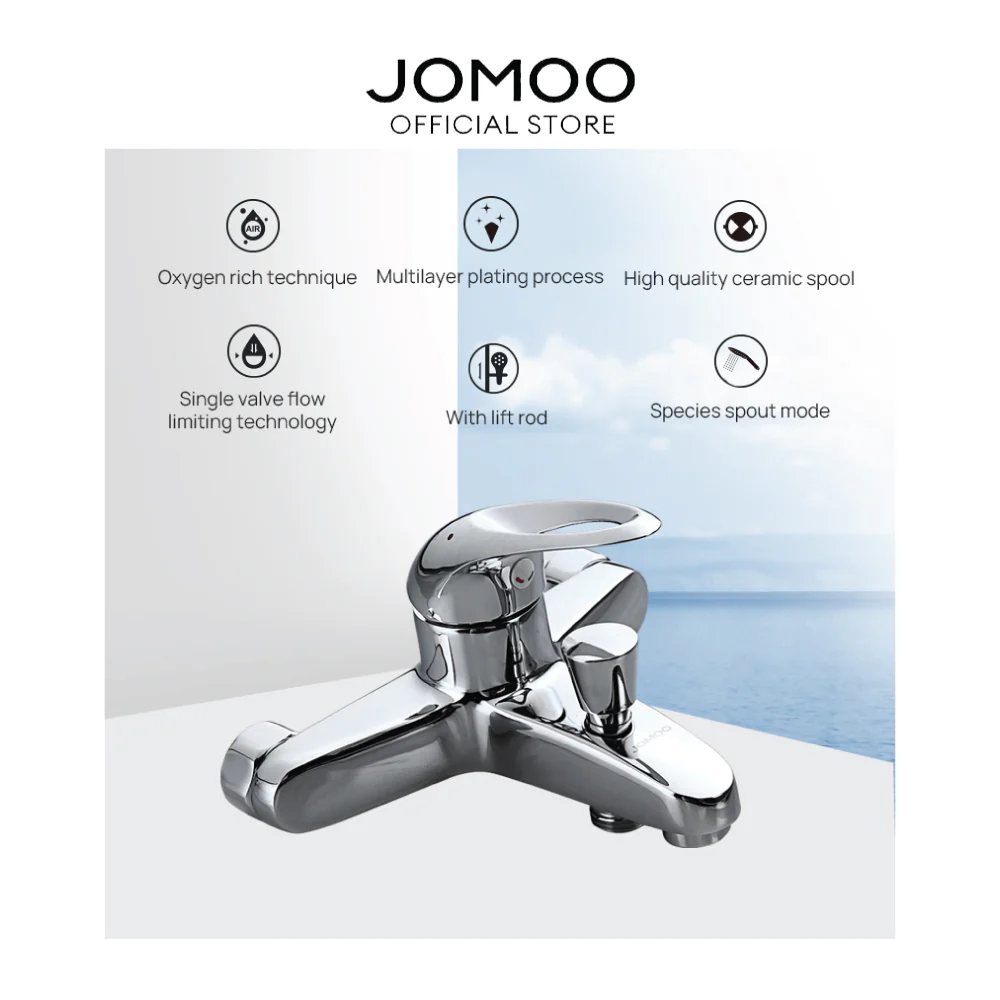 JOMOO Hot and Cold Bath & Shower Mixer 3577 - Image 2