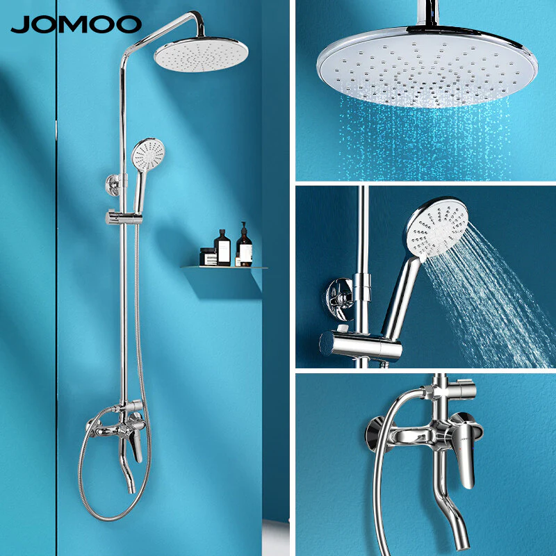 JOMOO Bathroom Rain Shower Set 36509-122/1B-1 - Image 2