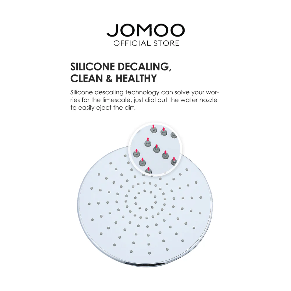 JOMOO Bathroom Rain Shower Set 36509-122/1B-1 - Image 6