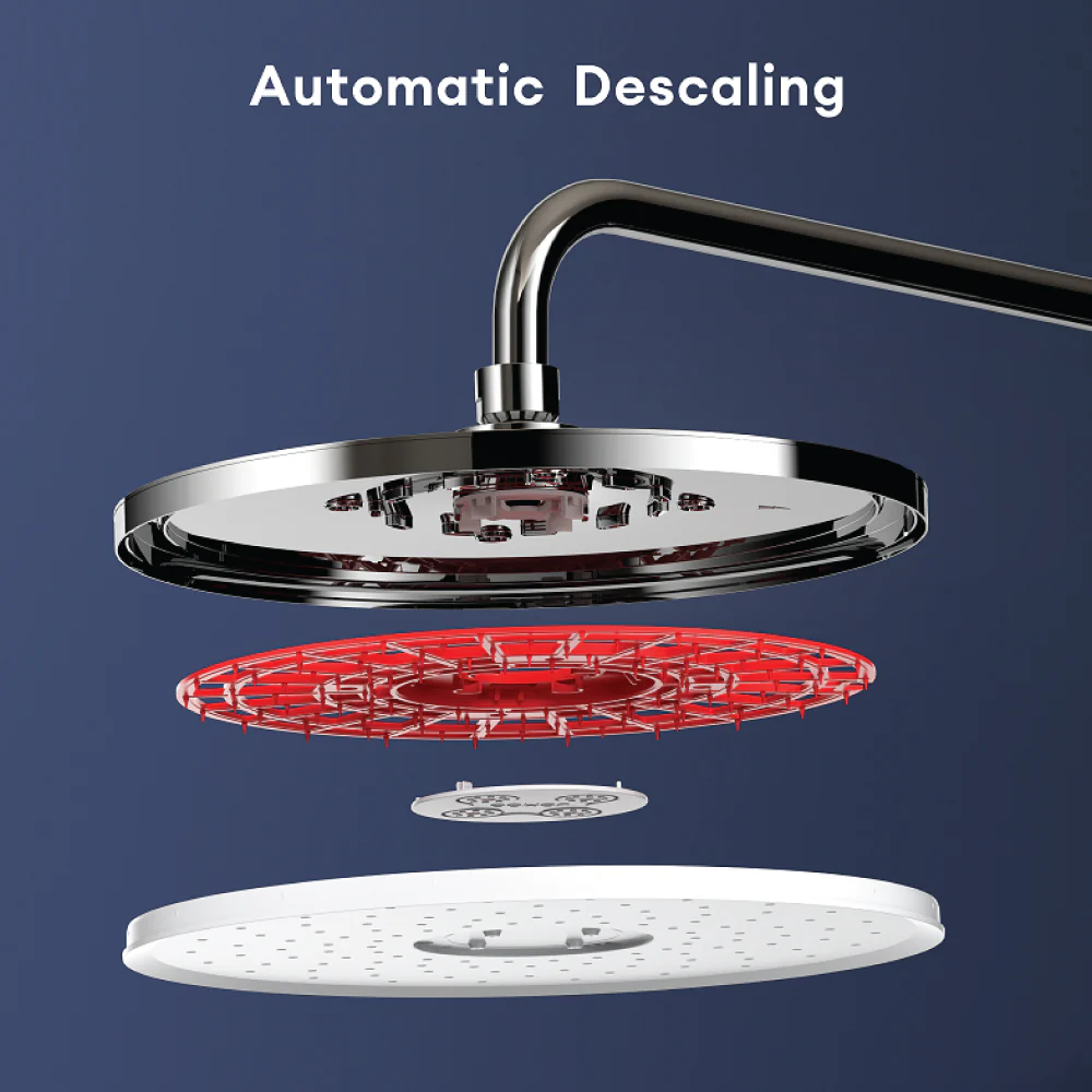JOMOO Round Rain Shower Head G184021 228MM Large Panel 360° Rotation Self-cleaning Gentle Touch Durable Shower Head - Image 7