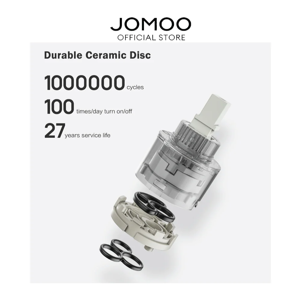 JOMOO Single Cold Basin Water Tap 76029 with Spatter-proof Bubbler Thickened Brass Valve Body Environmentally Basin Faucet - Image 7