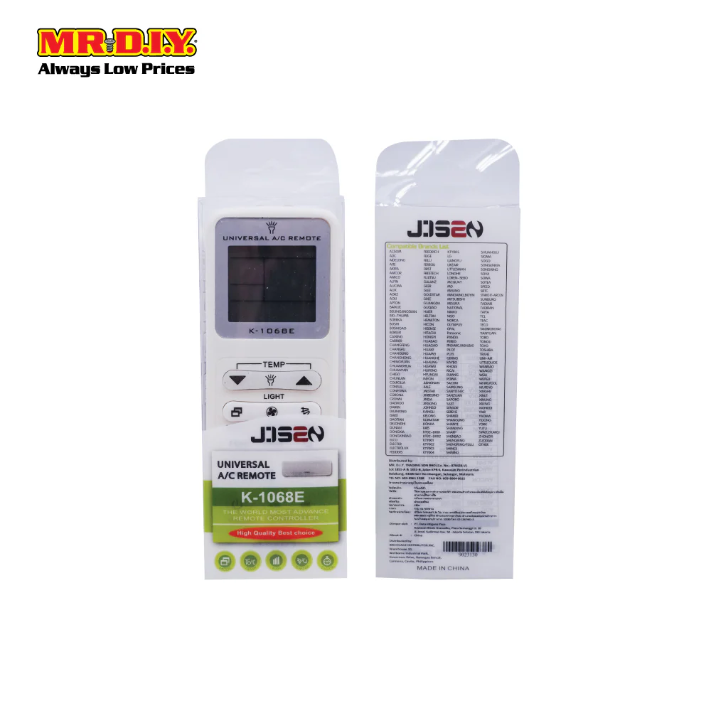 JOSEN Universal A/C Remote K-1068E - Image 2